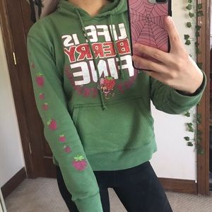 Super cute y2k strawberry shortcake hoodie